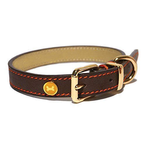 Rosewood Rosewood Collier En Cuir Marron, 25,4 À 35,6 Cm Pour Chien