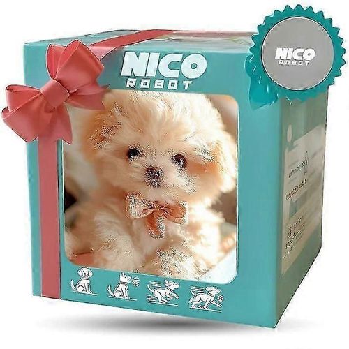 Nico Robot Dog, mon chiot robot realiste, une adorable peluche interactive qui se comporte comme un vrai chiot