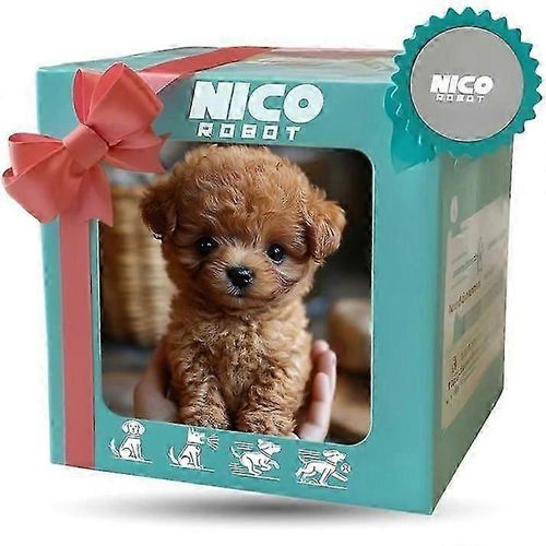 Nico Robot Dog, mon chiot robot realiste, une adorable peluche interactive qui se comporte comme un vrai chiot