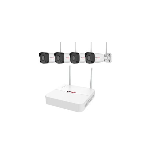Kit vidéo surveillance 8 canaux wifi 4 caméras, disque dur 2t