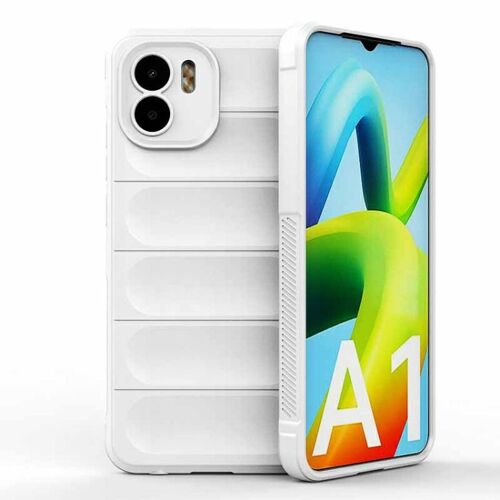 Coque Tpu + Flanelle Pour Xiaomi Redmi A1 4g, Blanc