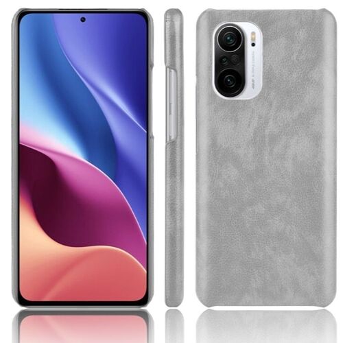 Coque Shockproof Litchi Pour Xiaomi Redmi K40 / K40 Pro / Poco F3, Gris
