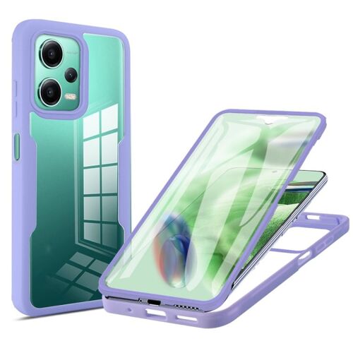 Coque 360° En Acrylique Et Tpu Pour Xiaomi Redmi Note 12 5g / Poco X5, Violet