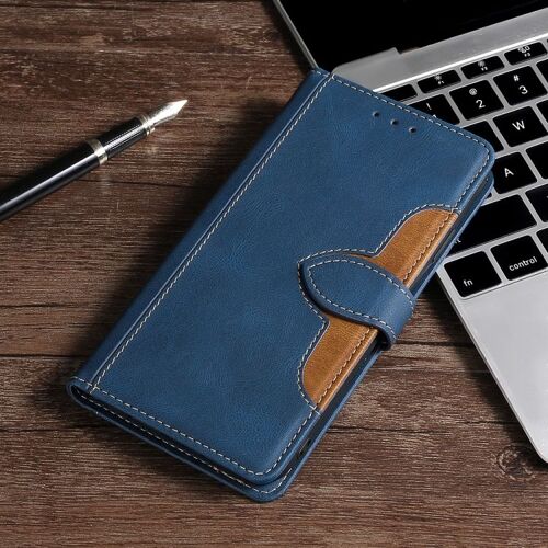 Étui En Cuir Pu Avec Support Et Emplacements Pour Cartes Pour Xiaomi Redmi K20 Pro / K20 / 9t / 9t Pro, Bleu