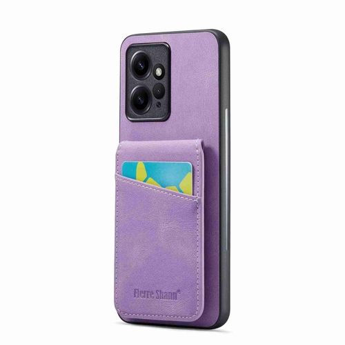 Coque En Pu Avec Porte-Cartes Pour Xiaomi Redmi Note 12 4g, Violet