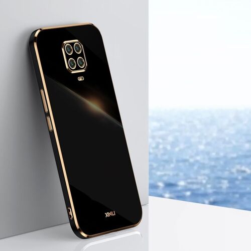 Coque Tpu Électroplate 6d Pour Xiaomi Redmi Note 9s Xinli, Noir