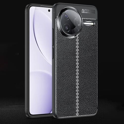 Coque Tpu Shockproof Texture Litchi Pour Xiaomi Poco F7 Pro,