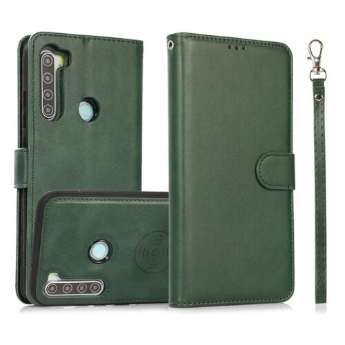 Coque En Cuir Détachable 2 En 1 Pour Xiaomi Redmi Note 8 Avec Support, Emplacements Pour Cartes Et Cadre Photo,