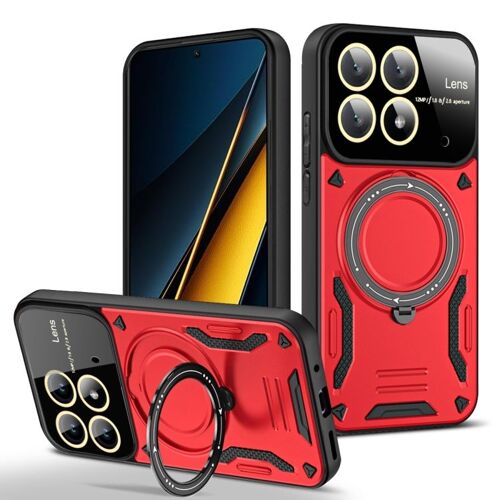 Coque Magsafe Pour Xiaomi Poco X6 Pro, Rouge