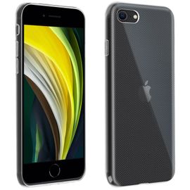 Coque Iphone Se 2020 + Verre Trempé Protection Ecran - Transparent