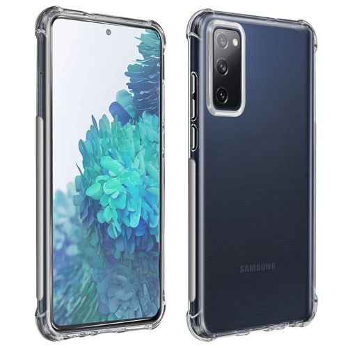 Pack Protection Samsung Galaxy S20 Fe Coque Souple + Verre Trempé Transparent