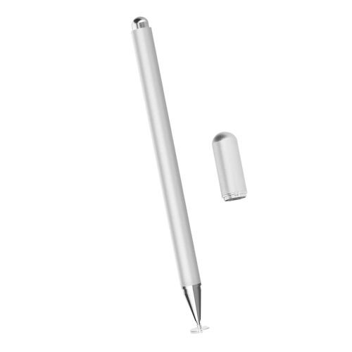 Stylet Universel Smartphone et Tablette Pointe ultra-fine Haute précision gris