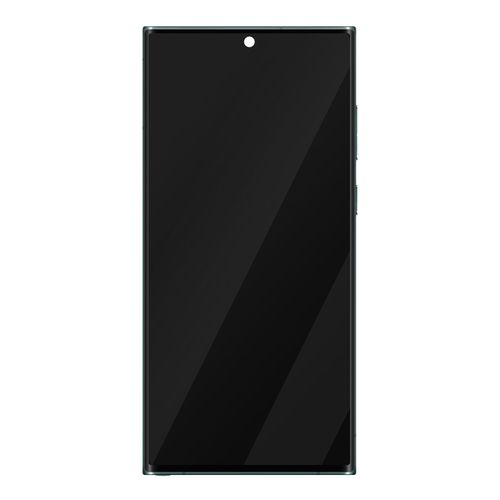 Bloc Complet Pour Samsung S22 Ultra Lcd + Vitre Tactile + Châssis Samsungvert Pâle