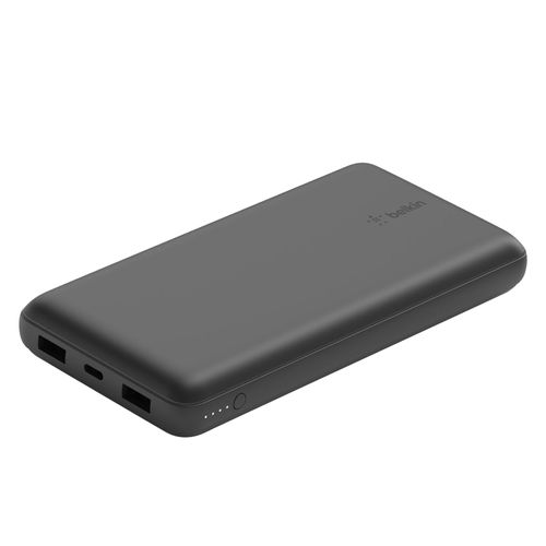 Batterie De Secours 20000 Mah 2x Usb Et Usb C 15w Voyant Led Belkinnoir