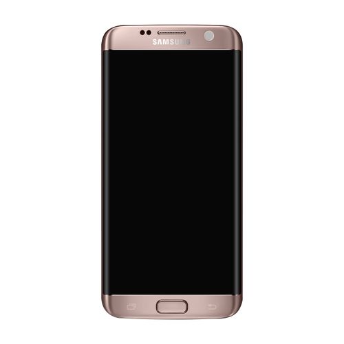 Bloc Complet Galaxy S7 Edge Écran Lcd Vitre Tactile Original Rose Champagne