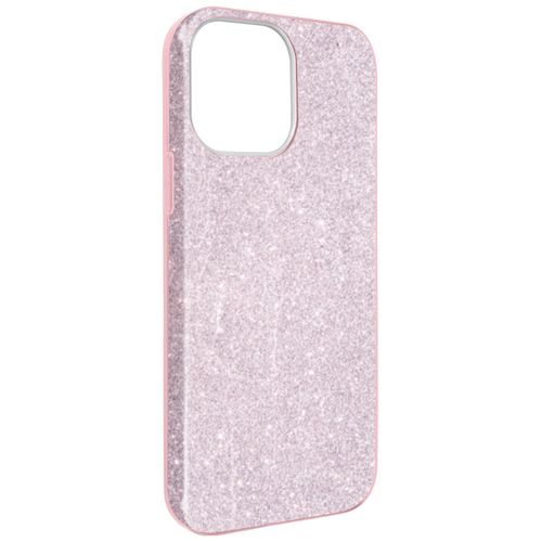 Coque pour Apple iPhone 13 Mini Paillette Amovible Silicone Semi-rigide rose