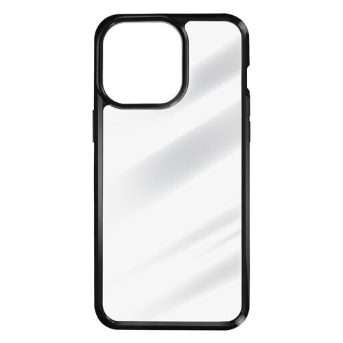 Coque pour iPhone 15 Pro Max Rigide Contour Souple Antichoc Solid Frame Noir
