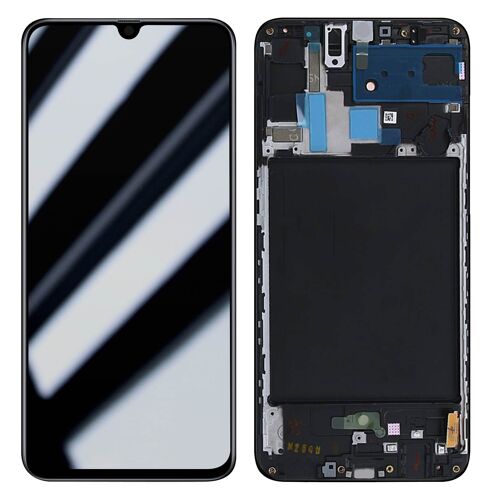 Bloc Complet Pour Samsung A70 Écran Lcd + Vitre Tactile Et Châssis Compatible