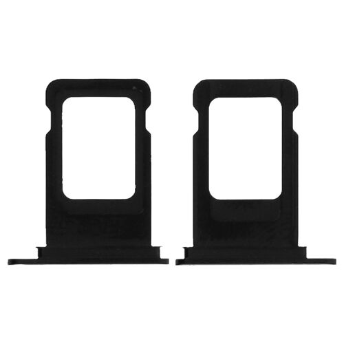 Tiroir SIM Apple iPhone XR support carte nano SIM de remplacement - noir