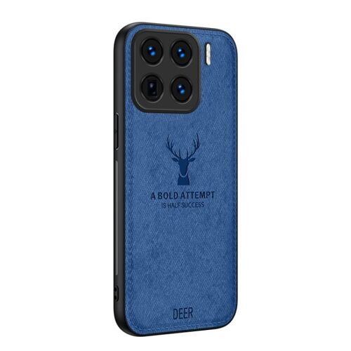 Coque Intégrale En Tissu Pour Xiaomi 15 Pro, Bleu