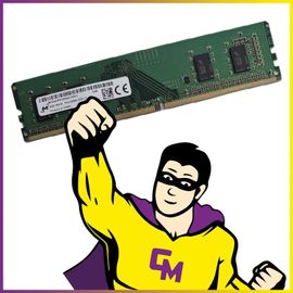 4GB RAM DDR4 MICRON MTA4ATF51264AZ-2G6J1 PC4-21300 2666 Mhz DIMM CL19 1.2V 1Rx16 PC