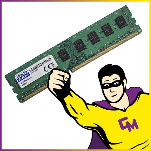 4GB RAM DDR3 GOODRAM W-B4U36AA PC3-12800 1600 Mhz DIMM CL11 1.5V 2Rx8 PC