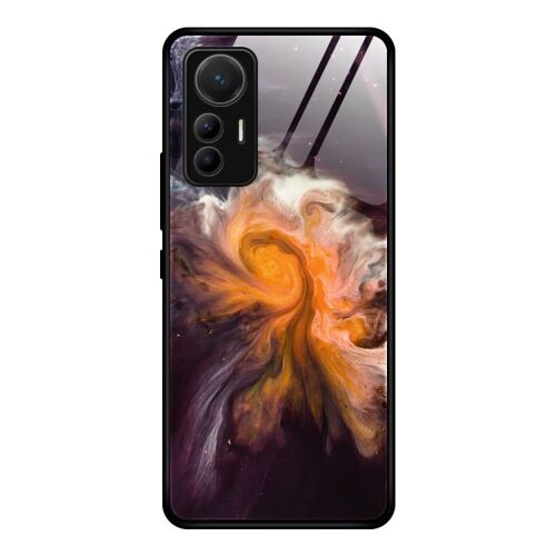 Coque De Protection En Verre Marbré Pour Xiaomi 12 Lite, Typhon