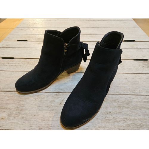 Bottines À Talon Bleues Marines Taille 40 Best Shoes