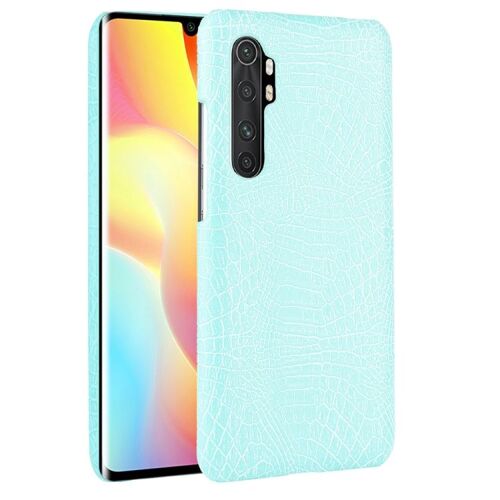 Coque Shockproof En Texture Crocodile Pour Xiaomi Mi Note 10 Lite, Vert Clair