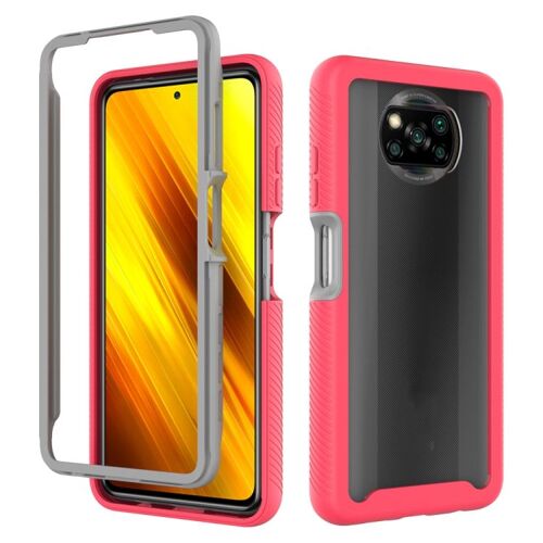 Coque De Protection Shockproof Pour Xiaomi Poco X3 Nfc - Série Couleur Unie, Rouge