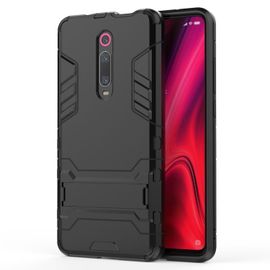 Coque Shockproof Pc + Tpu Pour Xiaomi Mi 9t Pro / Redmi K20 Pro Avec Support, Noir