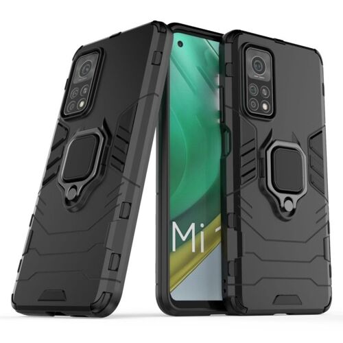 Coque De Protection Shockproof Pour Xiaomi Mi 10t Pro 5g Avec Support Magnétique, Noir