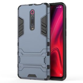 Coque Shockproof Pc + Tpu Pour Xiaomi Mi 9t Pro / Redmi K20 Pro Avec Support, Bleu Marine