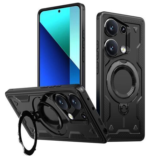 Coque Armor Tpu Magsafe Avec Support Pour Redmi Note 13 Pro 4g, Noir