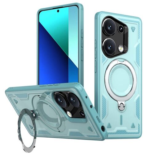 Coque Armor Tpu Magsafe Avec Support Pour Redmi Note 13 Pro 4g, Bleu Clair