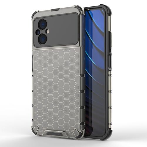 Coque Antichoc Honeycomb Pc + Tpu Pour Xiaomi Poco M5 4g, Noir