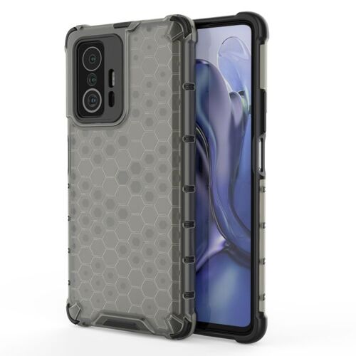 Coque Antichoc Honeycomb Pc + Tpu Pour Xiaomi Mi 11t / 11t Pro, Noir