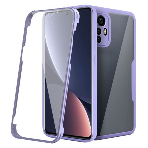 Coque Shockproof 360° Pour Xiaomi 12 Pro 5g En Acrylique Et Tpu, Violet