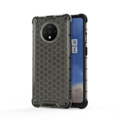Coque Shockproof Honeycomb Pc + Tpu Pour Oneplus 7t, Noir