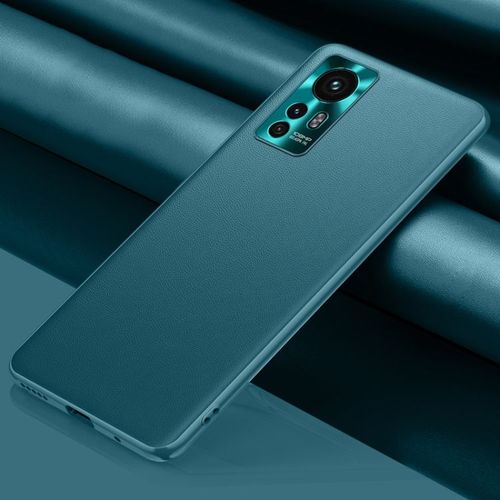 Coque En Cuir Pour Xiaomi 12 5g, Cyan