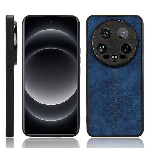 Coque En Pc + Pu + Tpu Pour Xiaomi 14 Ultra - Motif Vache, Bleu