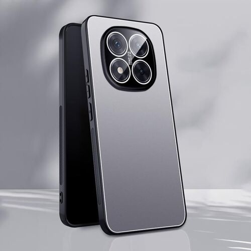 Coque En Aluminium Gel Pour Redmi Note 14 Pro 5g, Argent