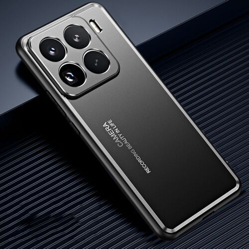 Coque Métallique Mate Pour Xiaomi 15 Pro, Noir