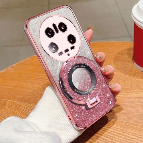 Coque Tpu Glitter Gradient Pour Xiaomi 14 Ultra, Rose