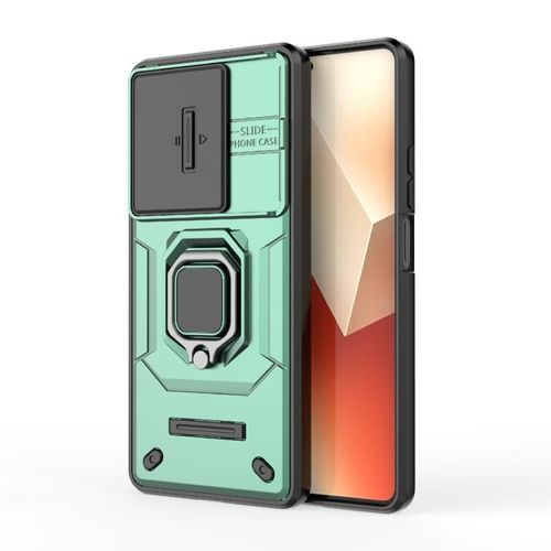Coque Antichoc Tpu + Pc Avec Support Pour Xiaomi Redmi Note 13 5g, Vert
