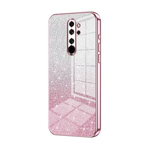 Coque Electroplated Pailletée Pour Xiaomi Redmi Note 8 Pro, Rose