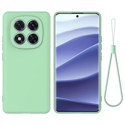 Coque En Silicone Liquide Pleine Couverture Pour Redmi Note 14 Pro+ 5g, Vert