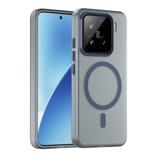 Coque Complète En Tpu Et Pc Translucide Pour Xiaomi 15 Avec Magsafe, Bleu Foncé