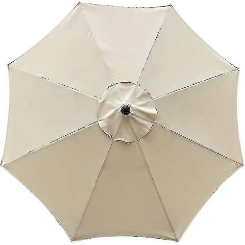 Housse De Rechange Pour Parasol,8 Nervures,3 M,Imperméable,Anti-Uv,Tissu De Remplacement,Beige Hy