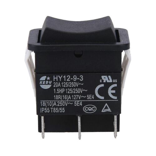 Hy12-9-3 Petit industriel On Off Safe Arc Single Pole Rocker Switch Bouton Poussoir